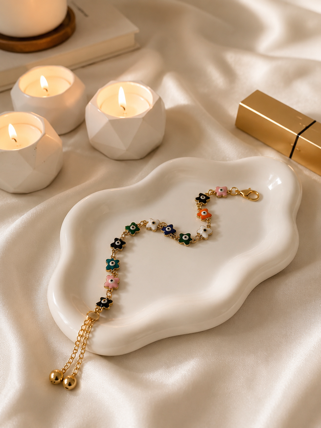 lucky charm evil eye bracelet