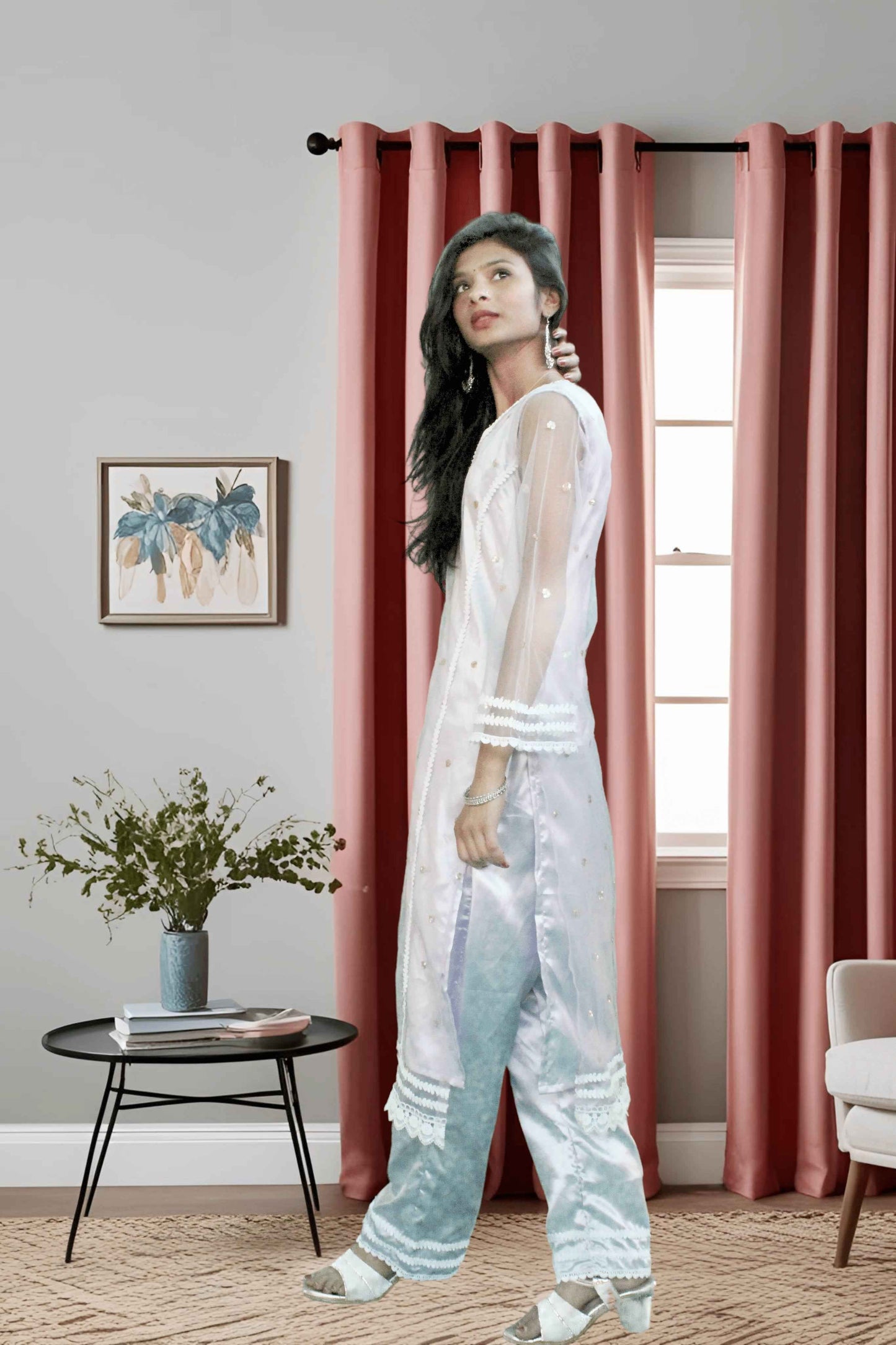 lavender bliss lilac piece coord set - yooneck