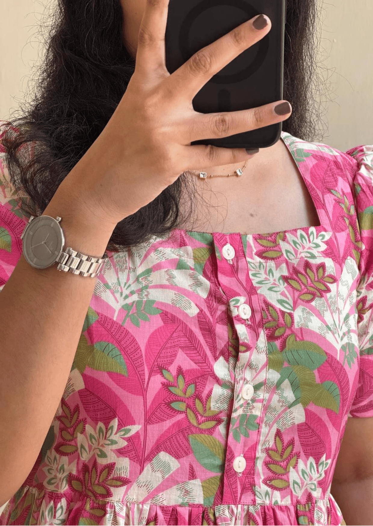 timeless floral soft cotton midi dress - yooneck