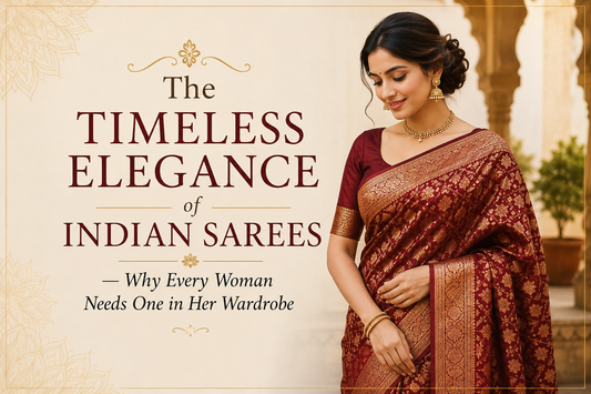The Timeless Elegance of Indian Sarees, Why Every Woman Needs One in Her Wardrobe - Yooneck