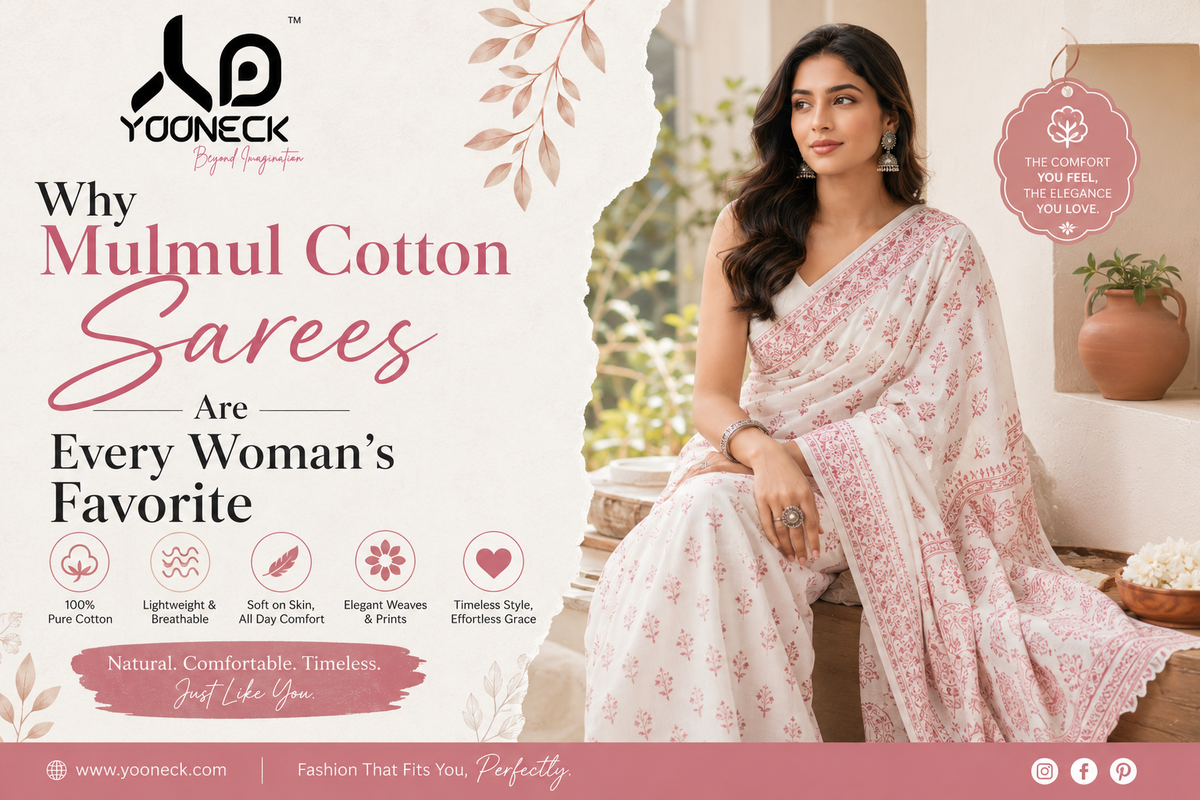 Why Mulmul Cotton Sarees Are Every Woman's Favorite