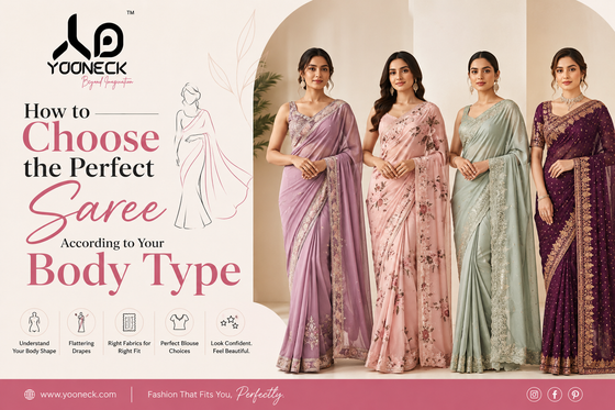 How to Choose the Perfect Saree According to Your Body Type