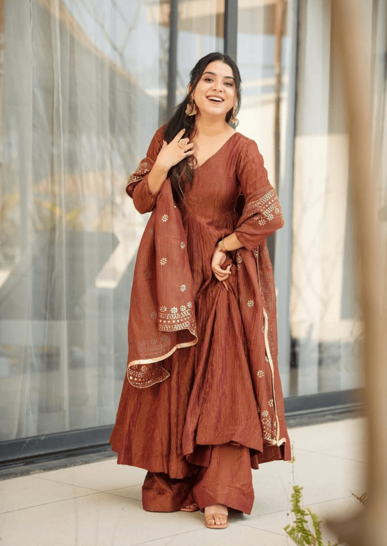 Anarkali Set - Yooneck