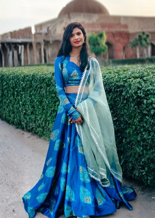 Mayuri Royale Satin Lehenga Set