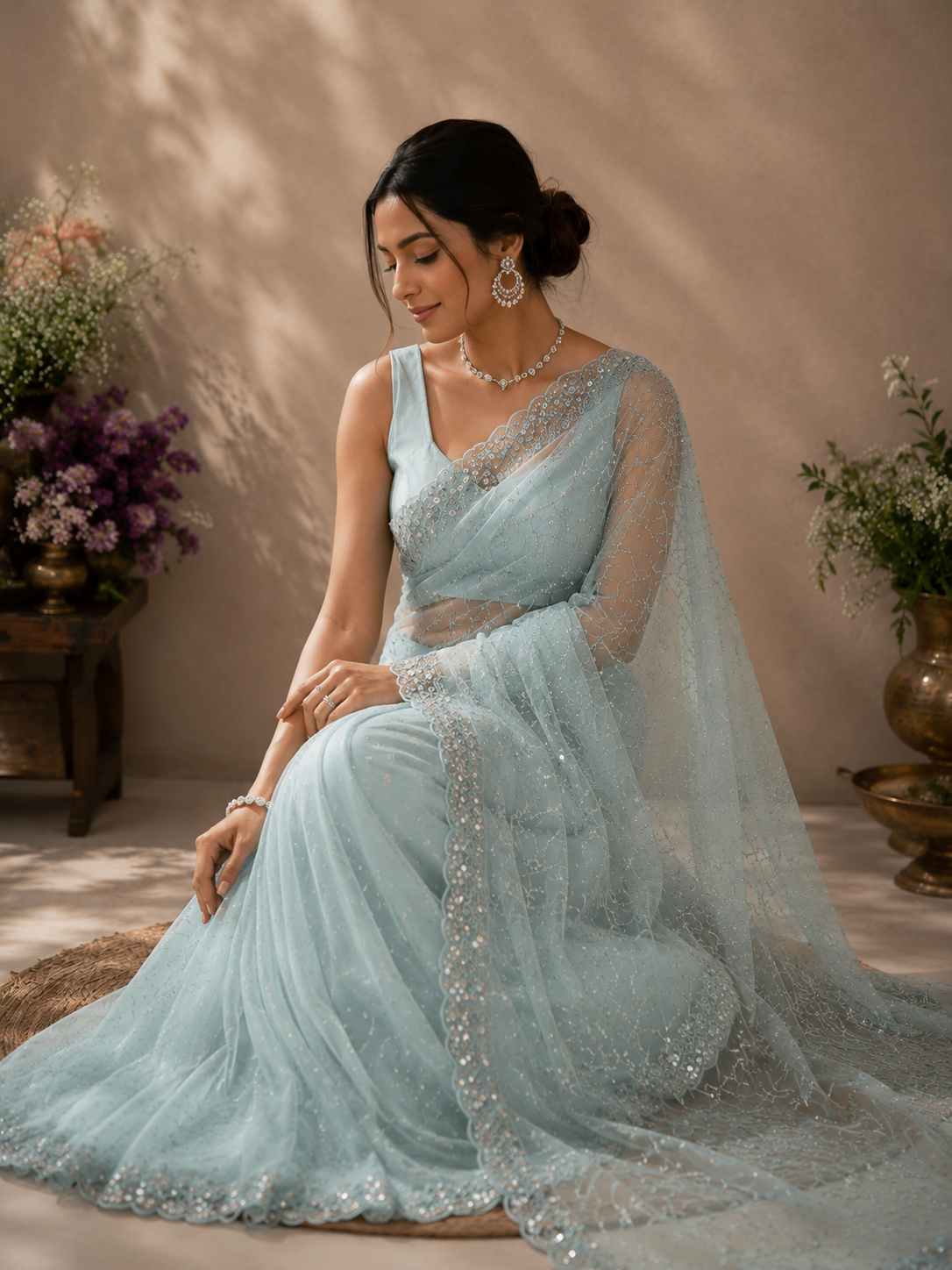 jalpari soft net saree