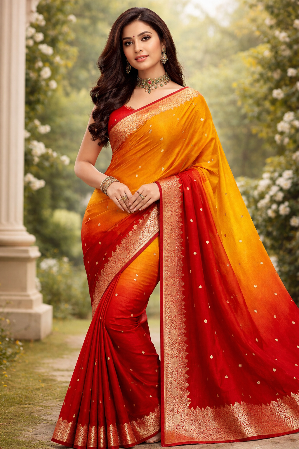 suryalehri rajsi crepe silk saree
