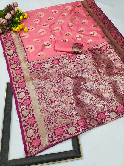 Rajeshwari Gulnaar Banarasi Silk Saree
