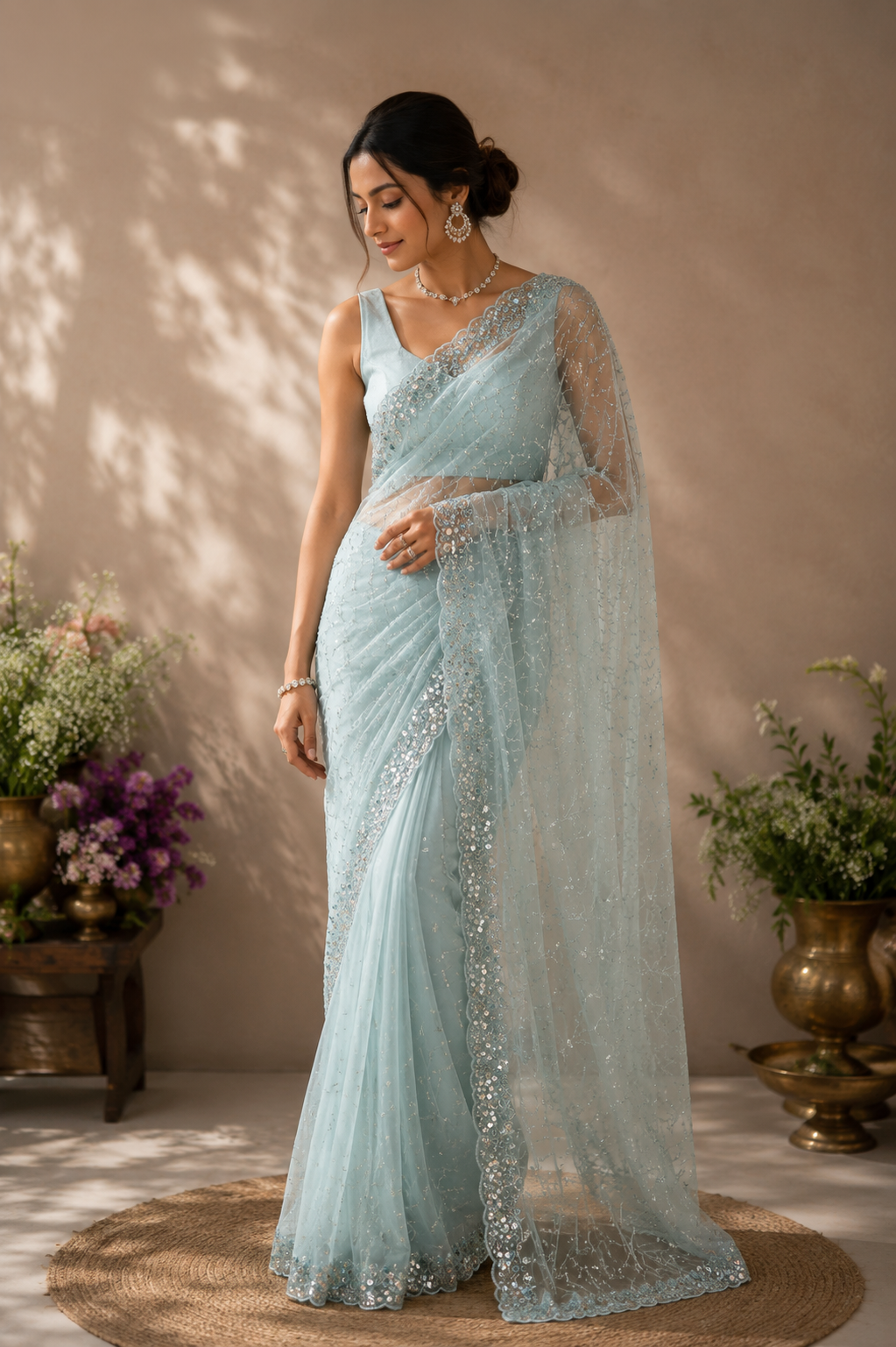 jalpari soft net saree