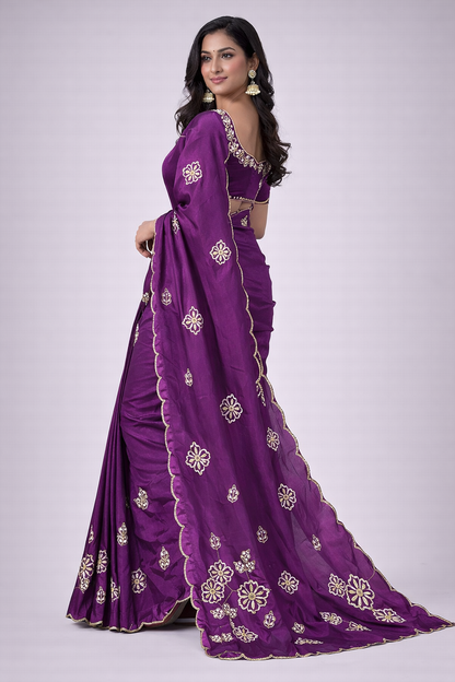 JamuniRoop Khatli Handcrafted Silk Saree