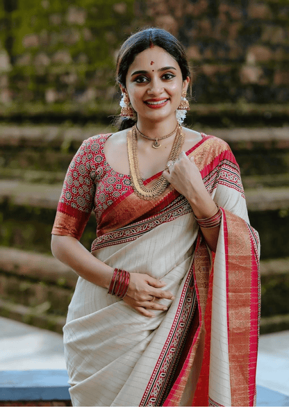 Arya Heritage Dola Silk Saree - Yooneck
