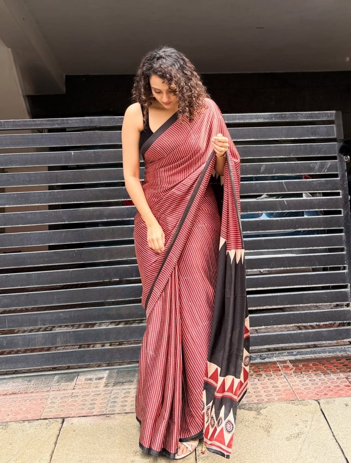 raktima rekha modal silk saree