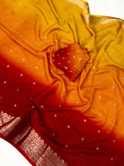 SuryaLehri Rajsi Crepe Silk Saree