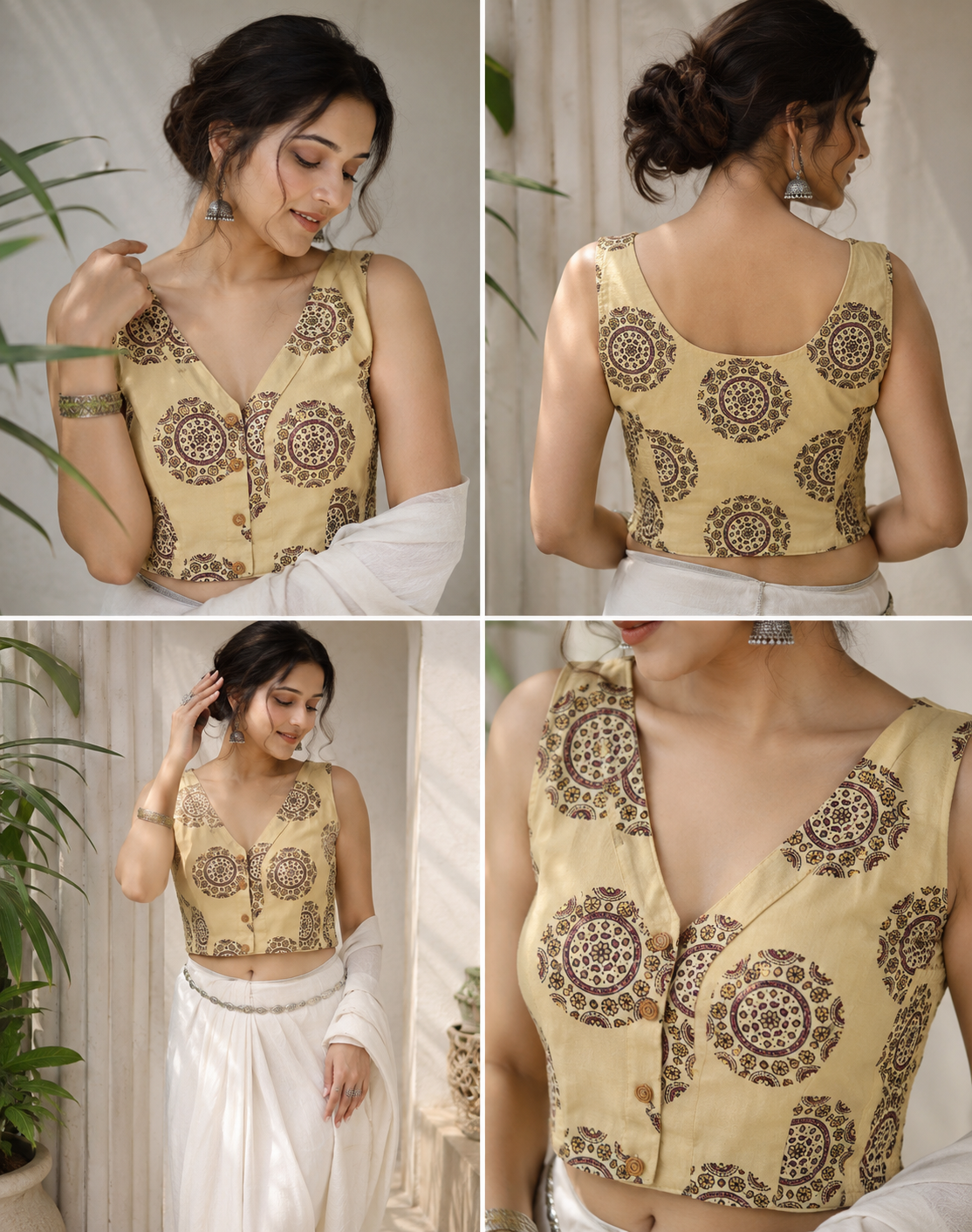 mandala muse ajrakh blouse