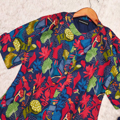 Anaya Indigo A-Line Kurti Set