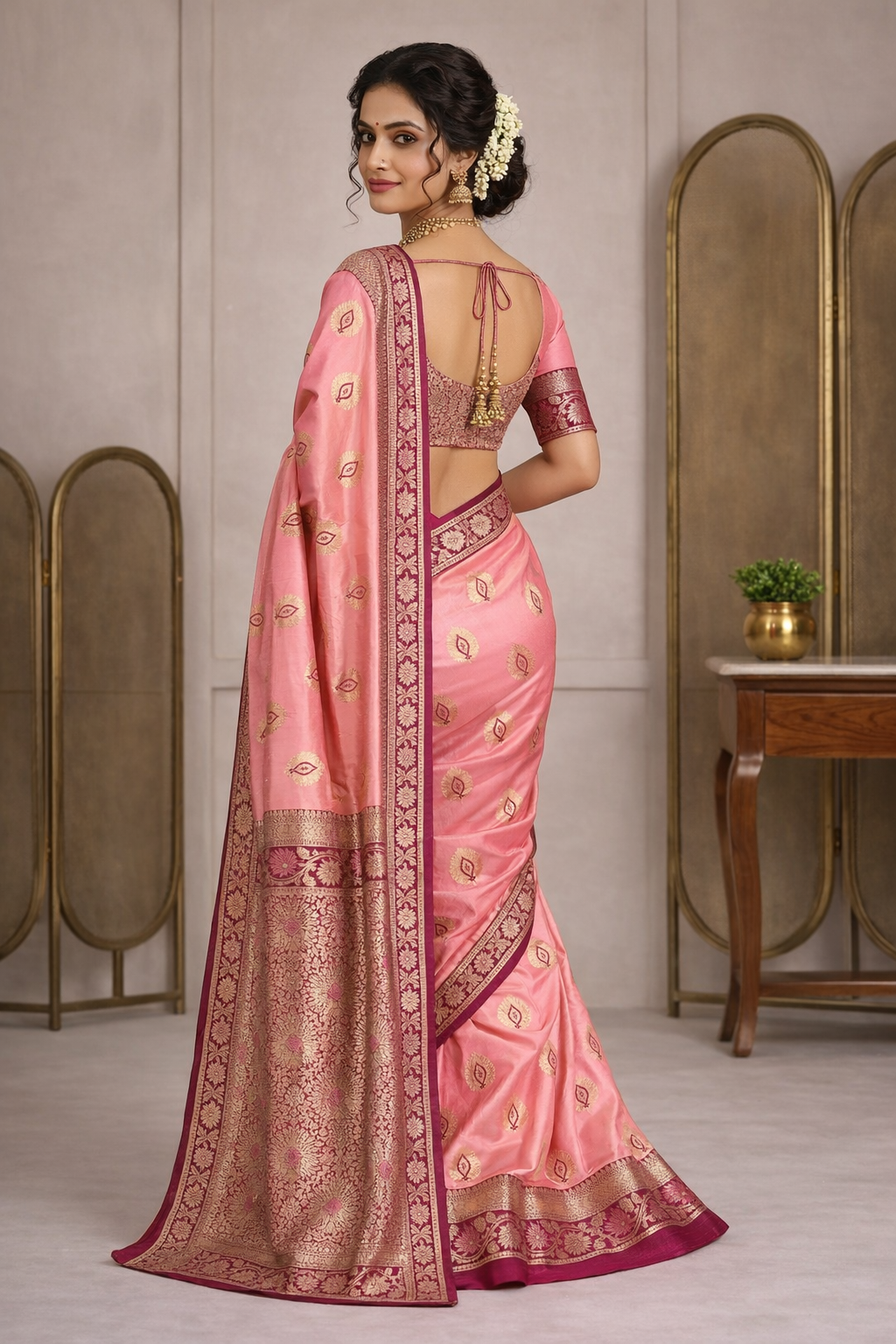 rajeshwari gulnaar banarasi silk saree