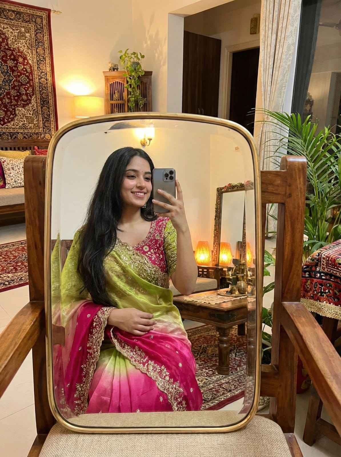 GulHarit RangLeher Designer Saree - Yooneck