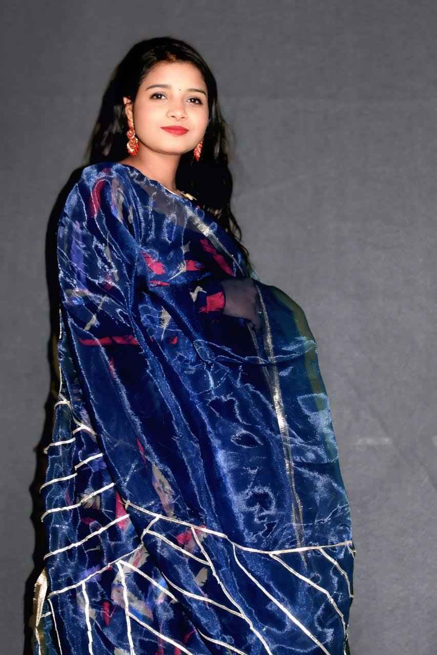 midnight feather cape lehenga set - yooneck