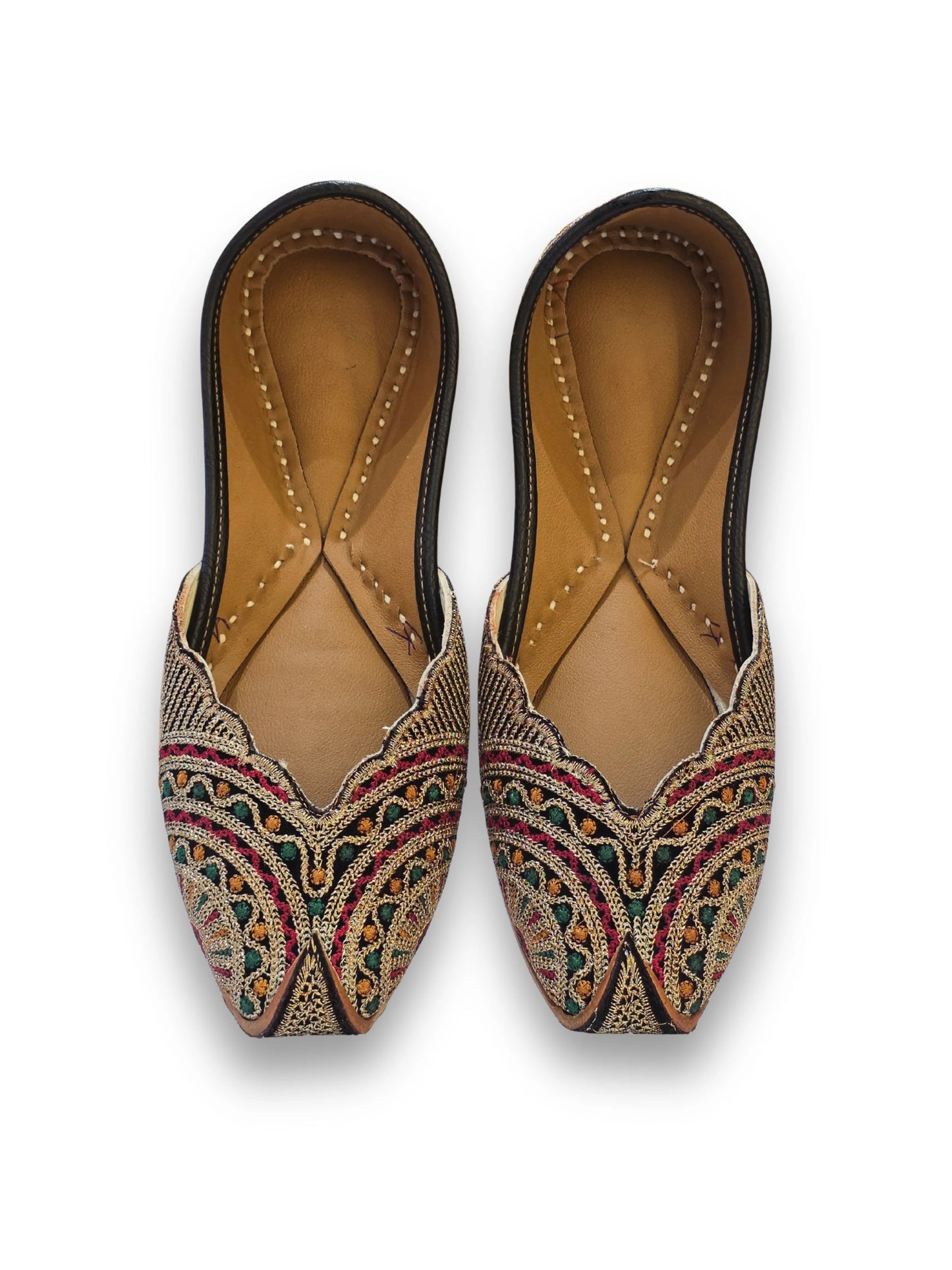 rangrez handcrafted embroidered jutti - yooneck