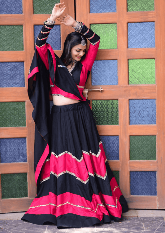 Rangrez Rayon Cotton Lehenga Set - Yooneck