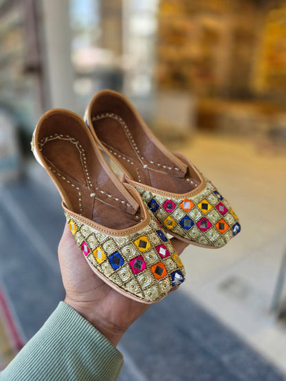 Rangrez Mirror Luxe Jutti