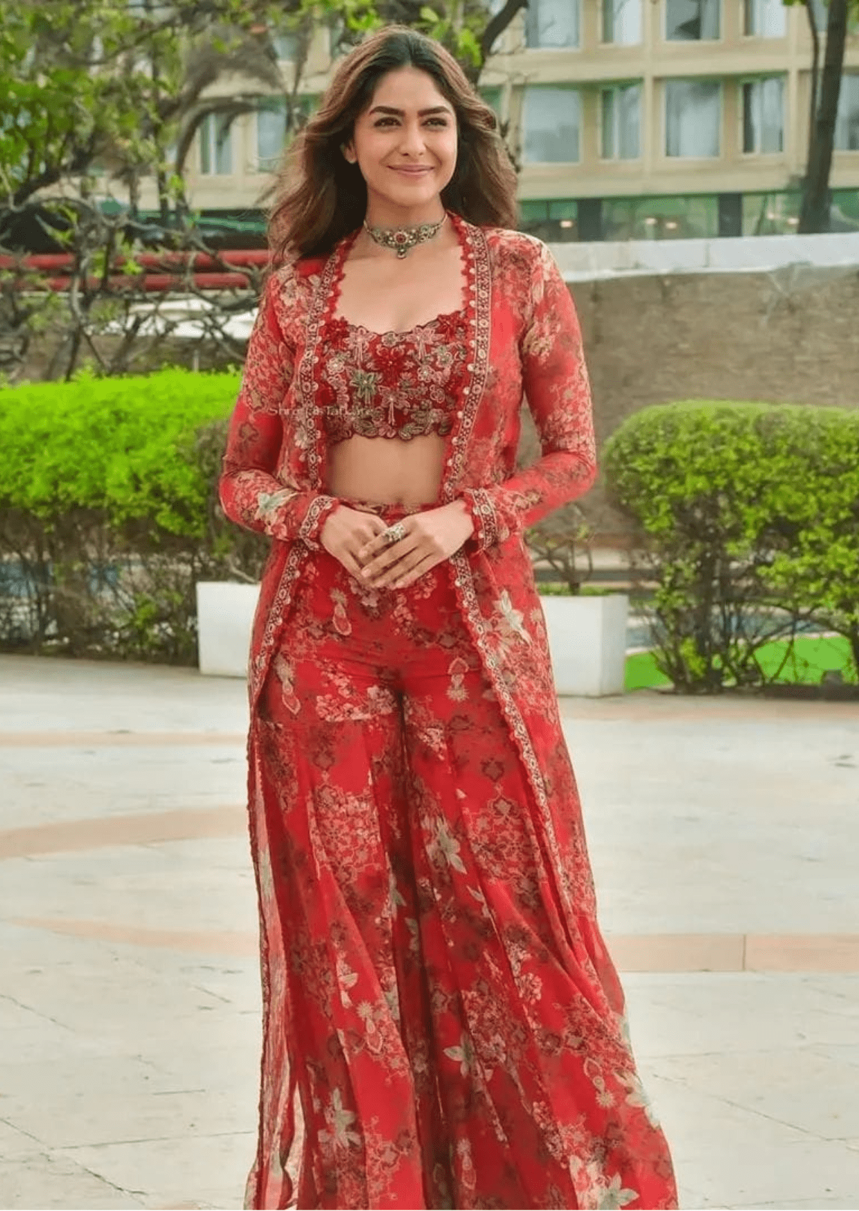 Scarlet Bloom Floral Co - ord Set - Yooneck