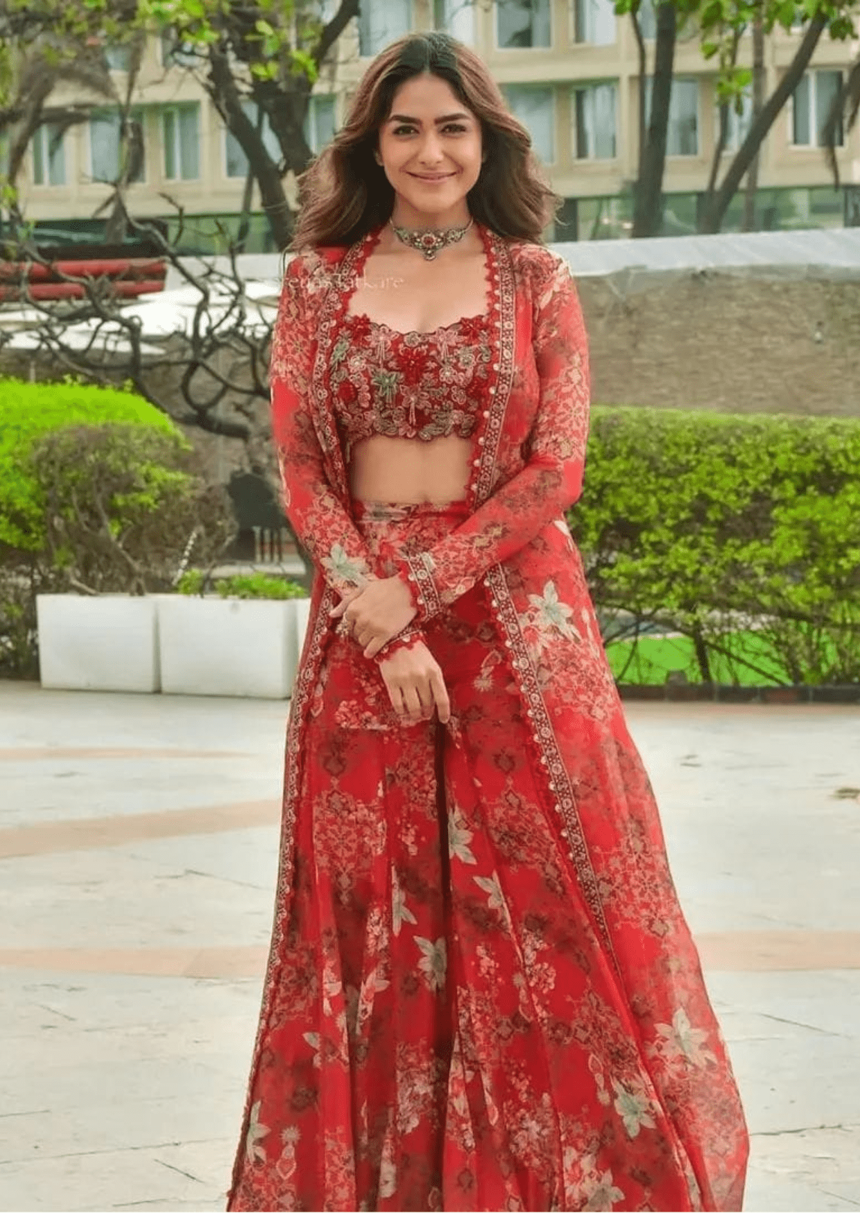 Scarlet Bloom Floral Co - ord Set - Yooneck