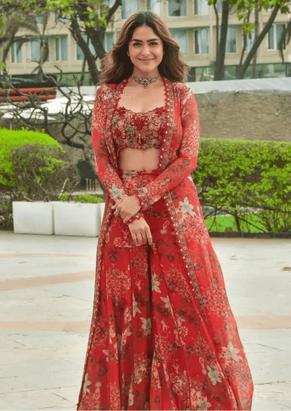 Scarlet Bloom Floral Co - ord Set - Yooneck
